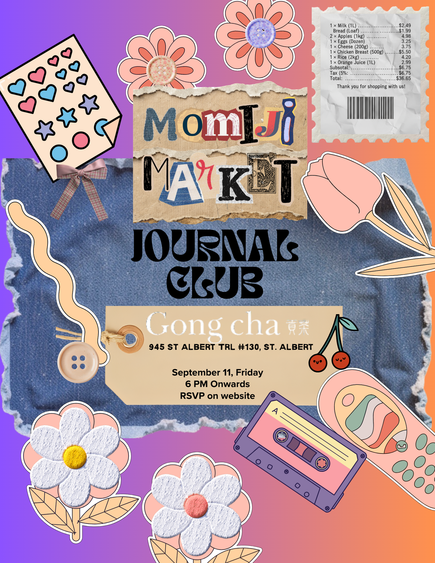 Momiji Market Journaling Club RSVP [ALL LOCATIONS]