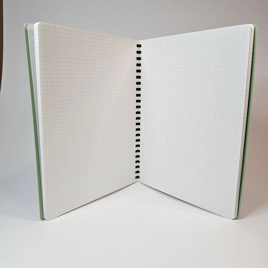 KOKUYO Notebook Grid Sooofa Soft Ring  (Green)