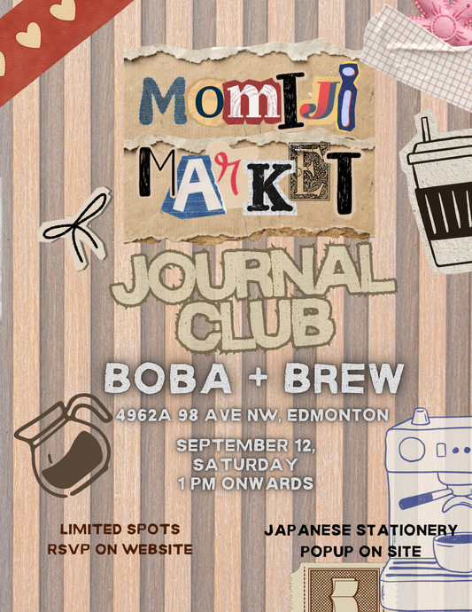 Momiji Market Journaling Club RSVP [ALL LOCATIONS]
