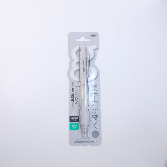 Mitsubishi Pencil Mechanical Pencil Alpha-Gel Switch 0.5mm (Gray)