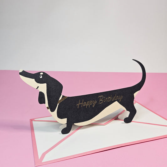 Dachshund Dog Birthday Card