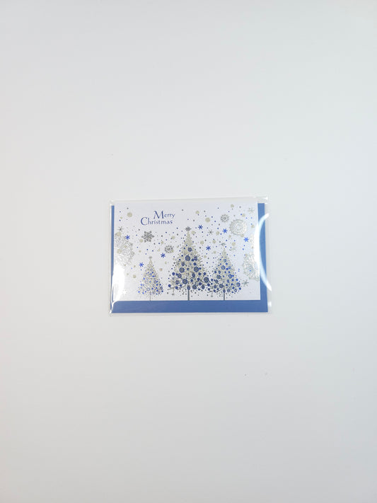 Christmas tree hori mini card