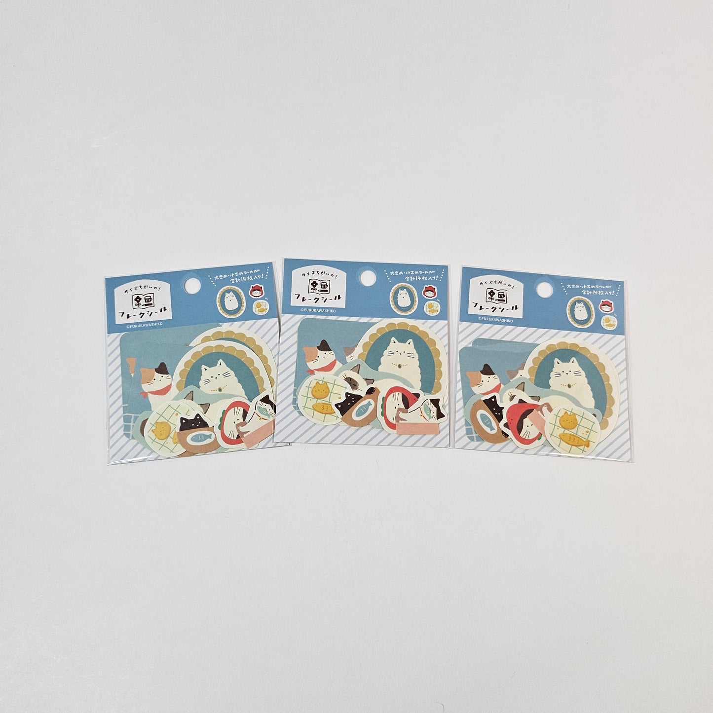 Furukawa Shiko Flake sticker (Feline)