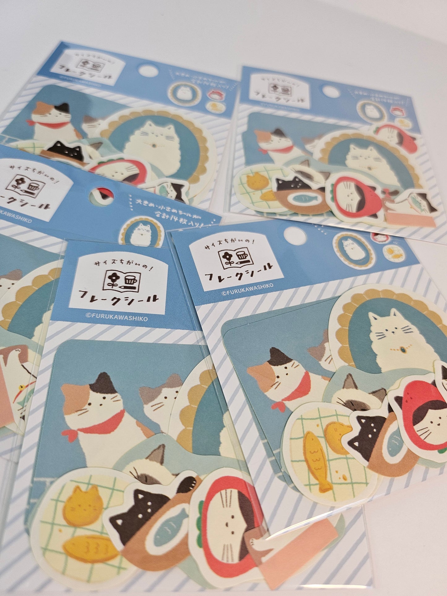 Furukawa Shiko Flake sticker (Feline)