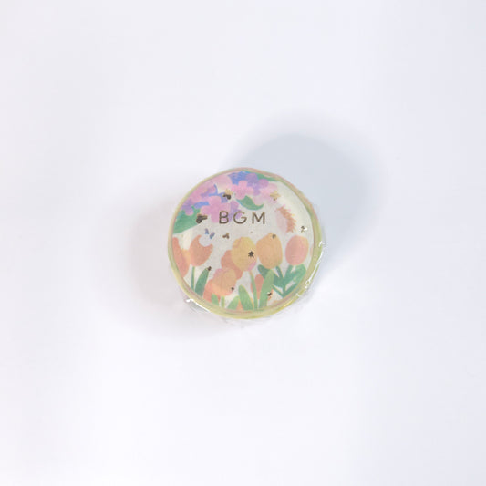 BGM Washi Tape Little World* Tulip Garden