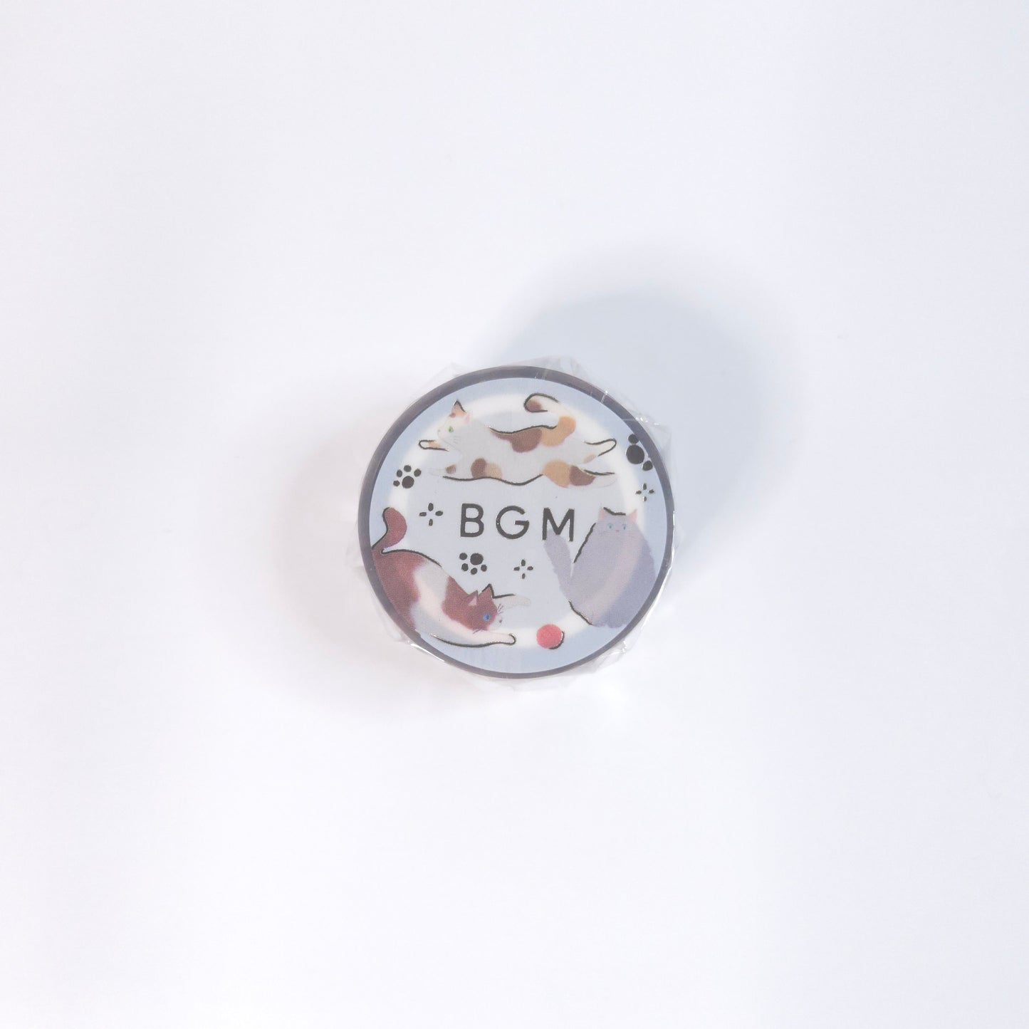 BGM LIFE Washi Clear tape Cat play