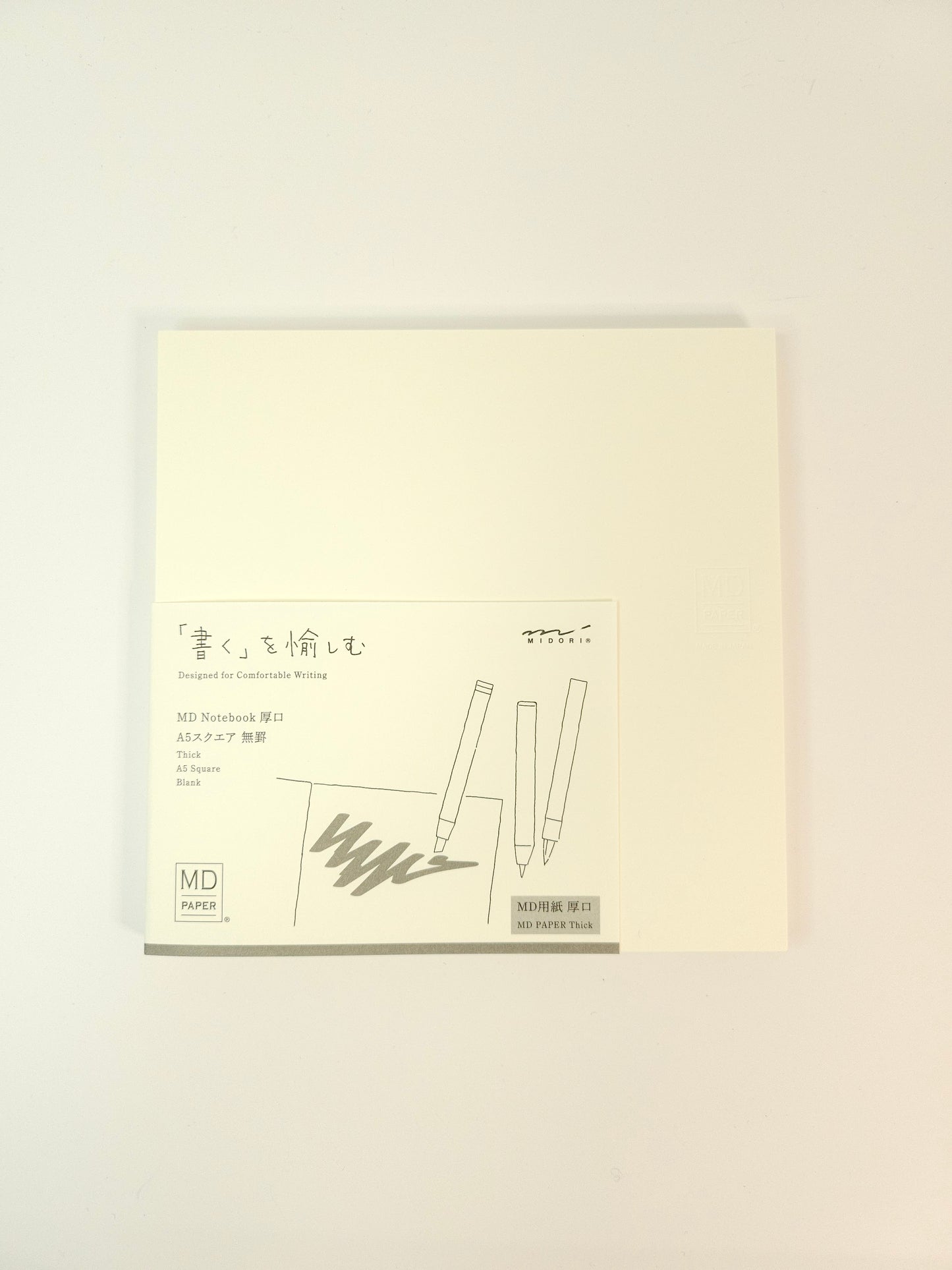 MD NOTEBOOK <A5 Square Thick> Blank