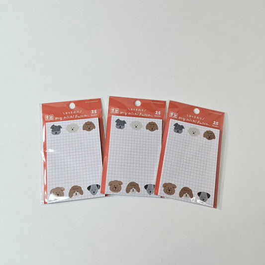 Sticky Notes Grid - Dog