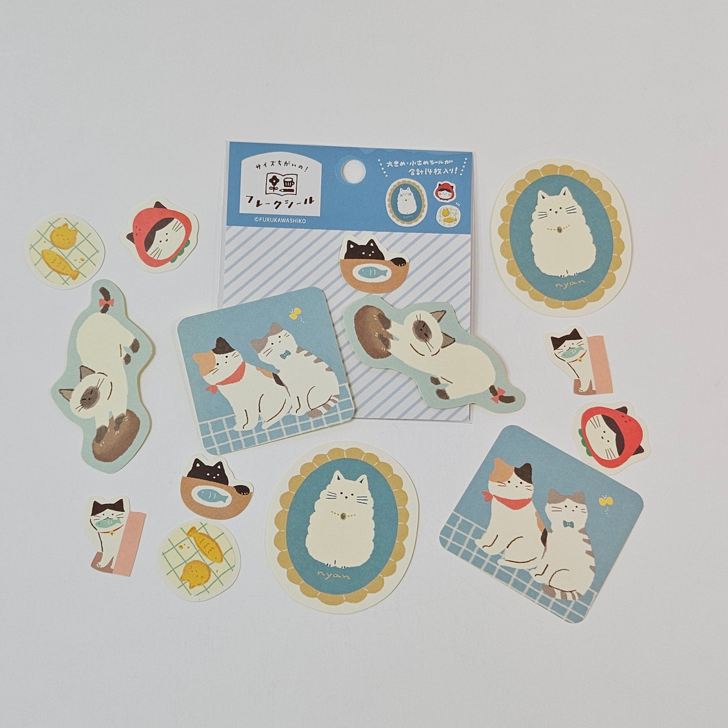 Furukawa Shiko Flake sticker (Feline)