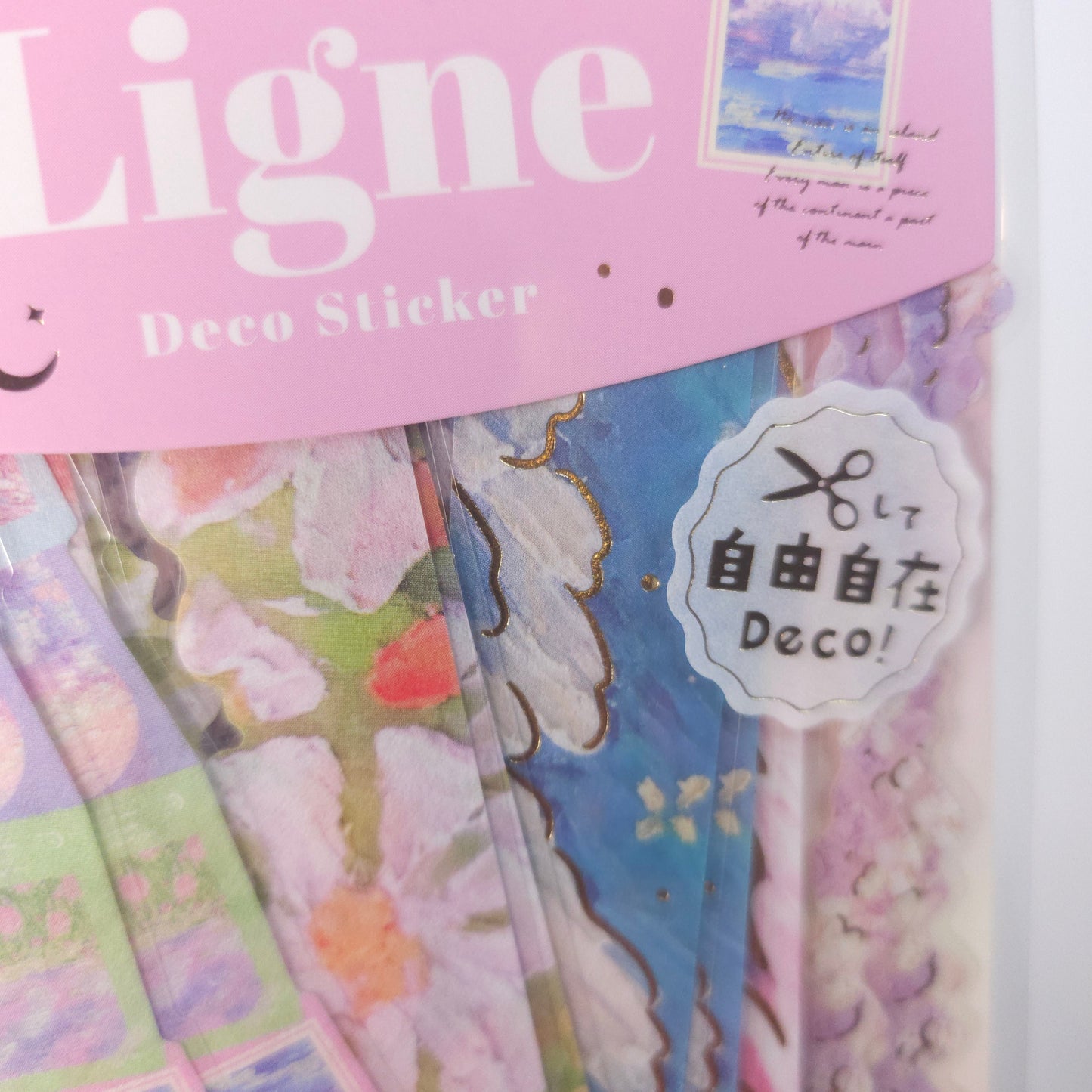 BGM Planner Stickers Flake Seal Ligne* Oil Painting