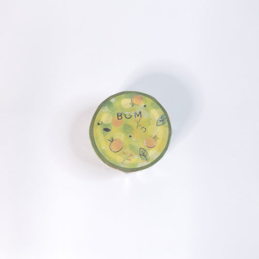 BGM Washi Tape - Dreaming Landscape *Tangerine