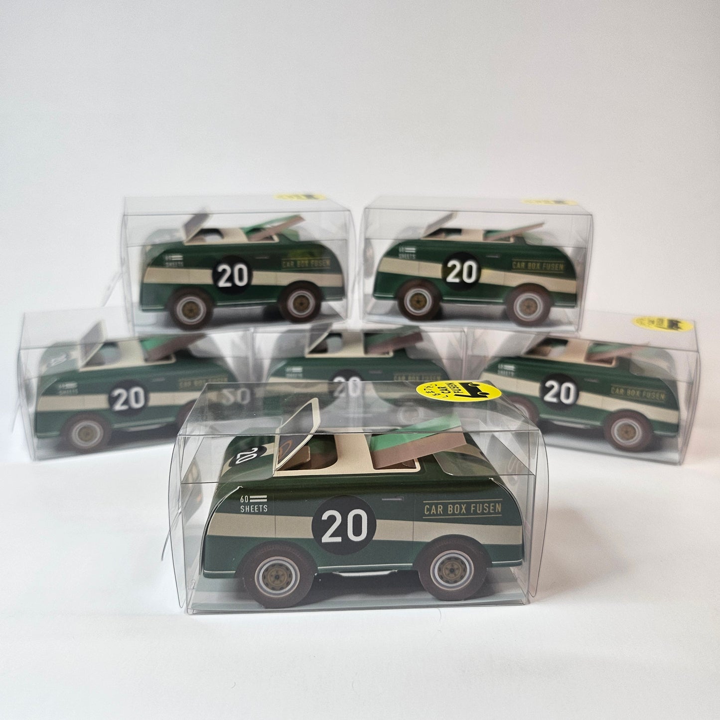 Green Sport Car Sticky Notes
