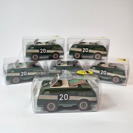 Green Sport Car Sticky Notes