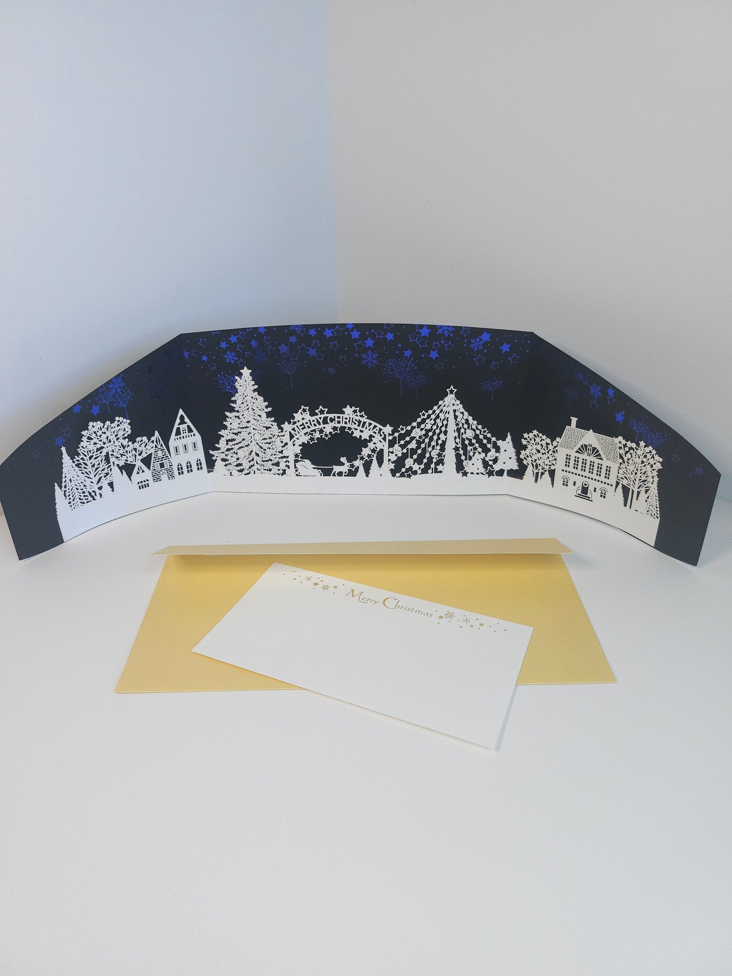 Christmas landscape card