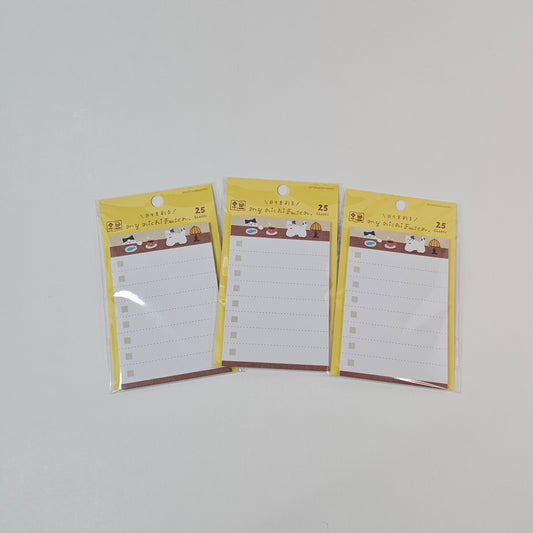 Sticky Notes Todo List - Cat