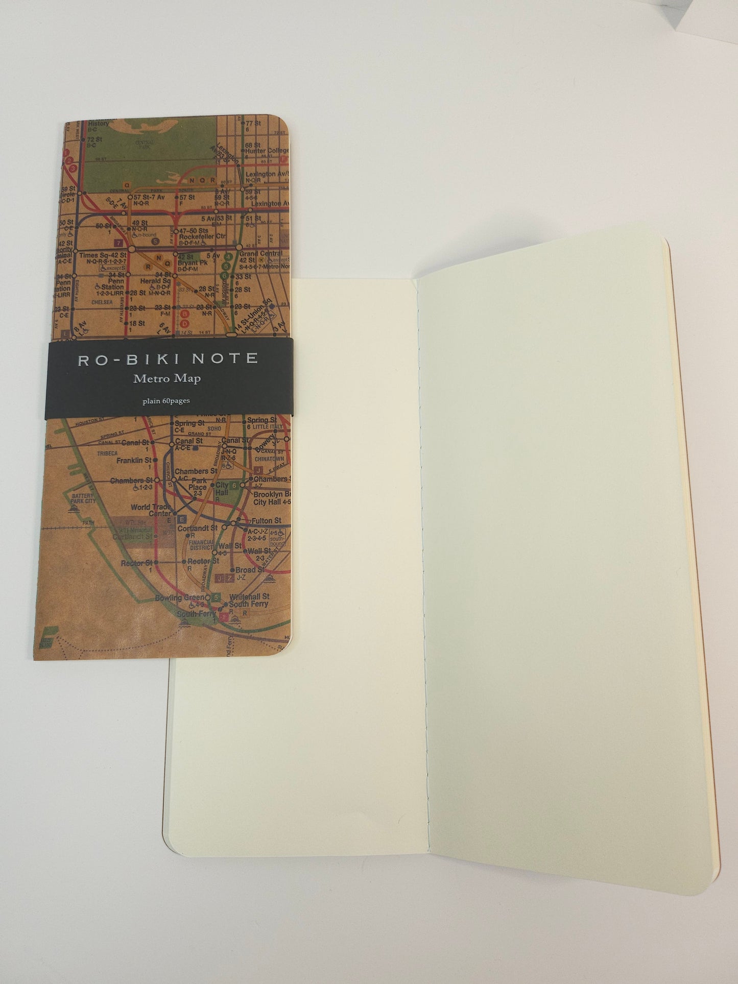 Yamamoto Ro-Biki Note- Plain Metro Map Series