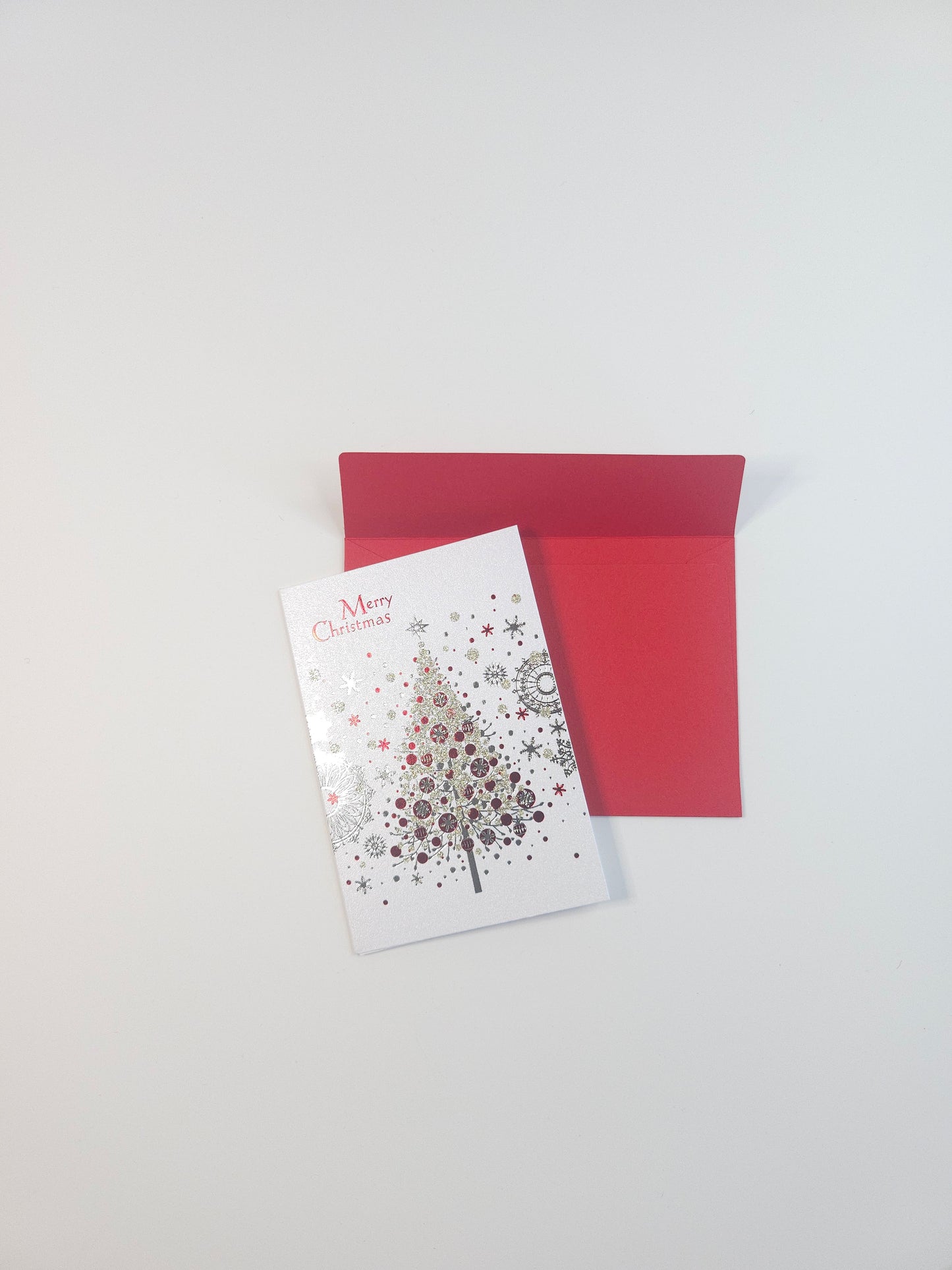 Christmas tree vert mini card