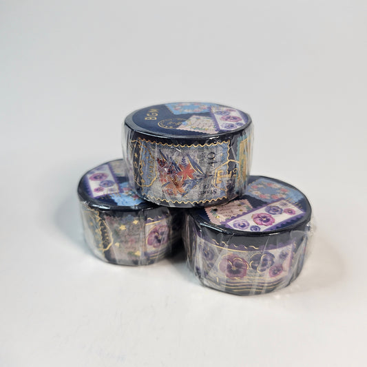 BGM Washi Tape (Blue plant)