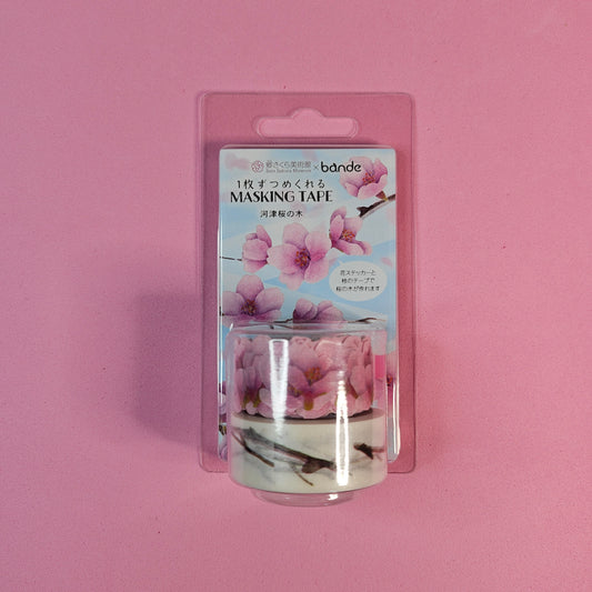 Bande Decoration Masking Roll Sticker (Kawazu Cherry Tree)