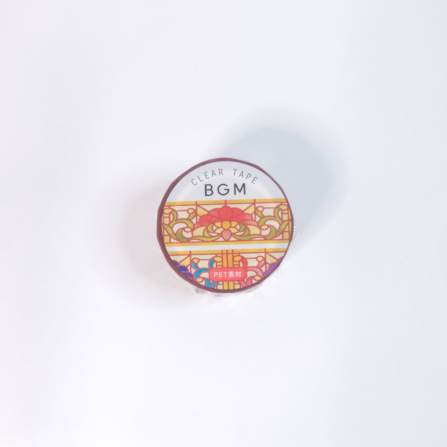 BGM Washi Clear tape stained glass * morning sun flower