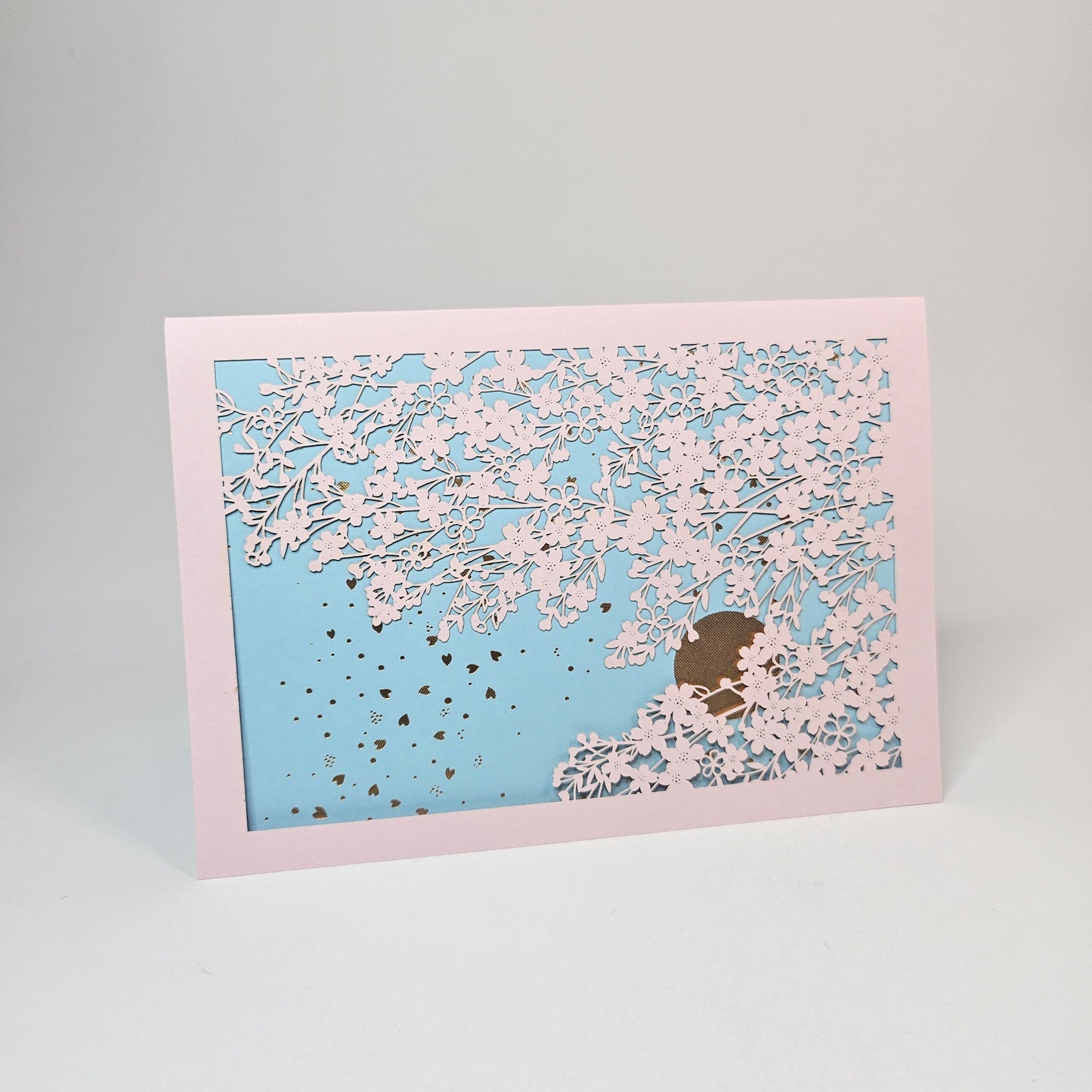 EASE Greeting Card (Cherry Blossom at Night)