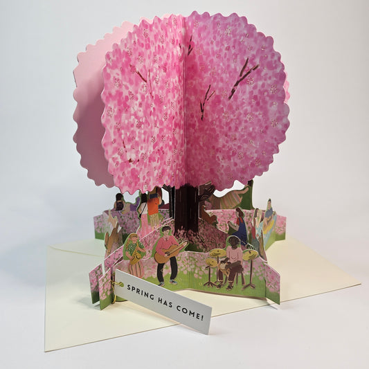 Sakura Hanami Pop-up Card