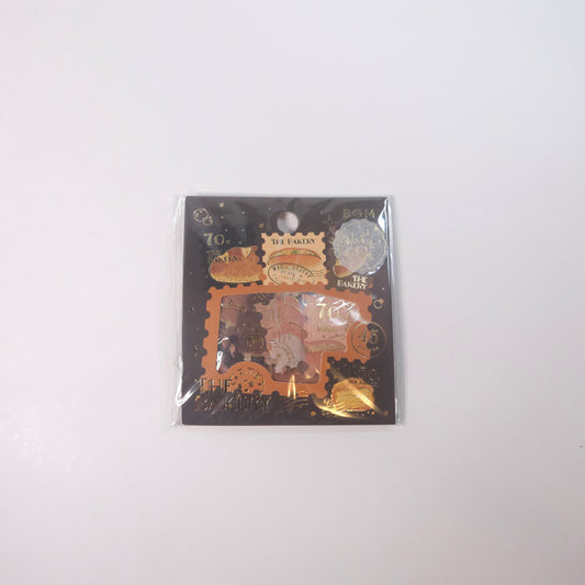 BGM Planner Stickers Foil stamped Flake Seal The*Bakery