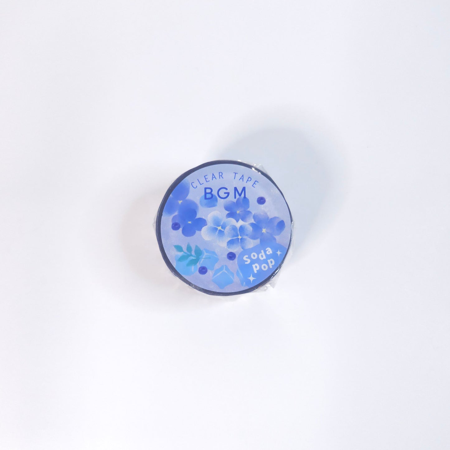 BGM Washi Clear Tape Cider*Blueberry