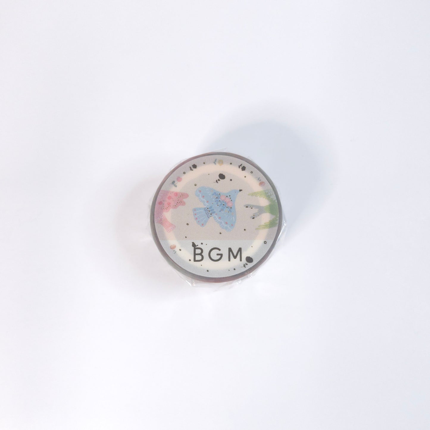 BGM LIFE Washi Clear Tape Bird Embroidery