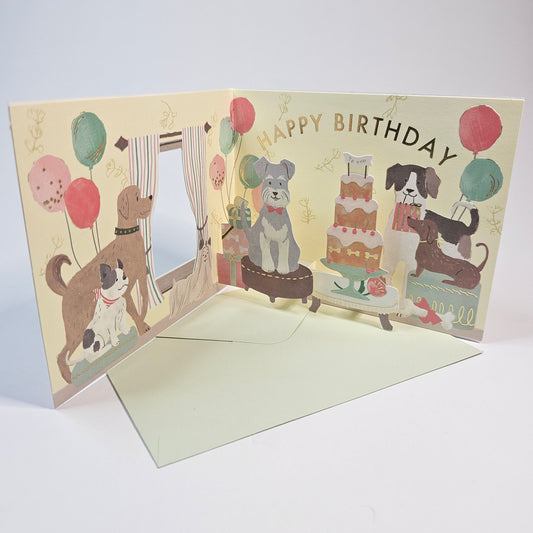 Birthday Pop-up Card (Dog)