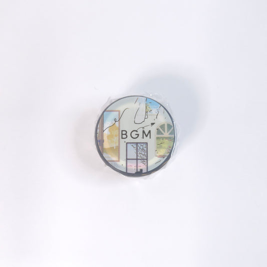 BGM LIFE Washi Clear tape Window scenery