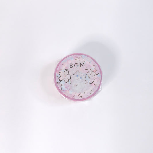 BGM Washi Tape Flower and Cat * Blossom