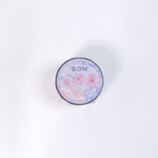 BGM Washi Clear Tape Cider*Floral