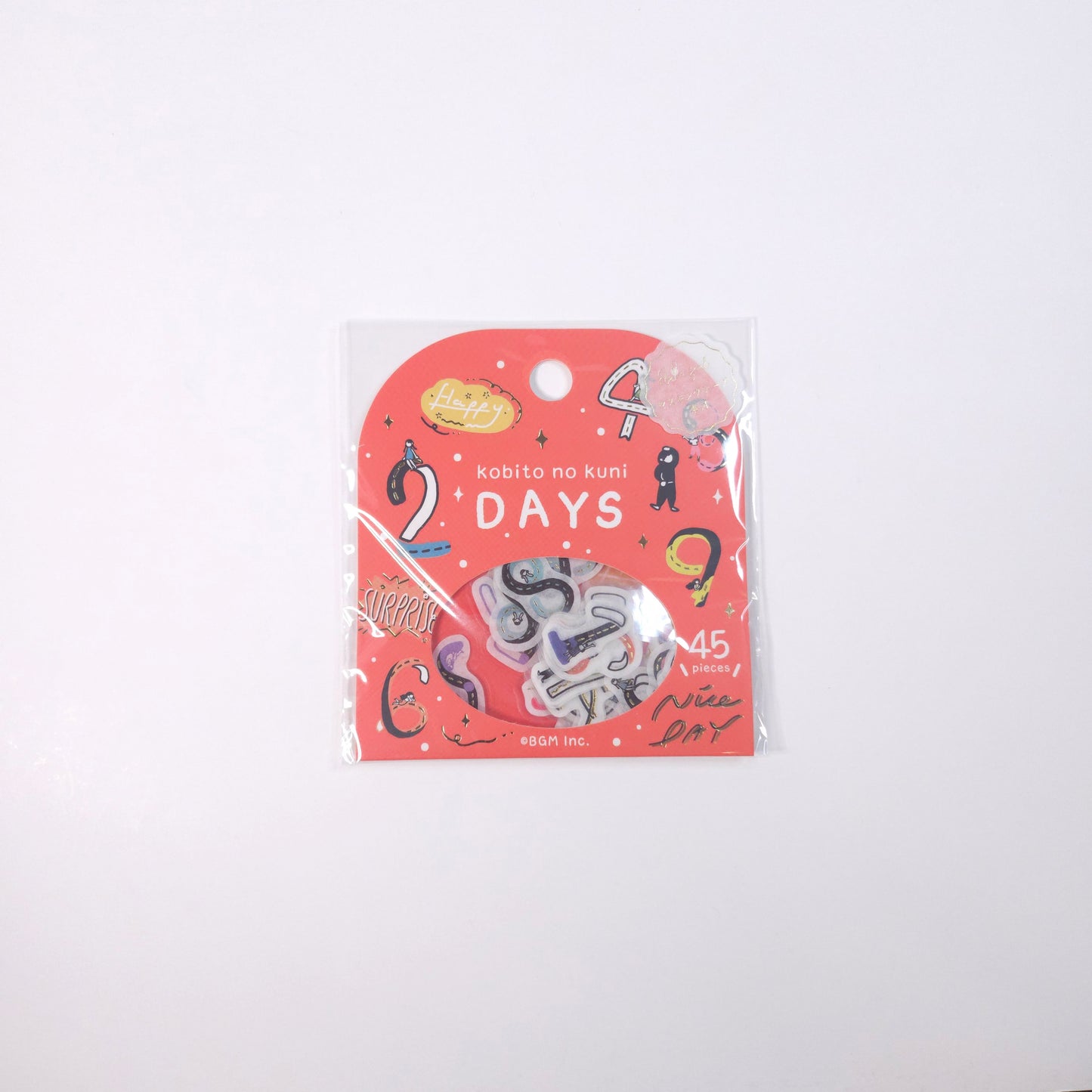 BGM Planner Stickers Foil stamped Flake Seals: DAYS IN KOBITO NATION