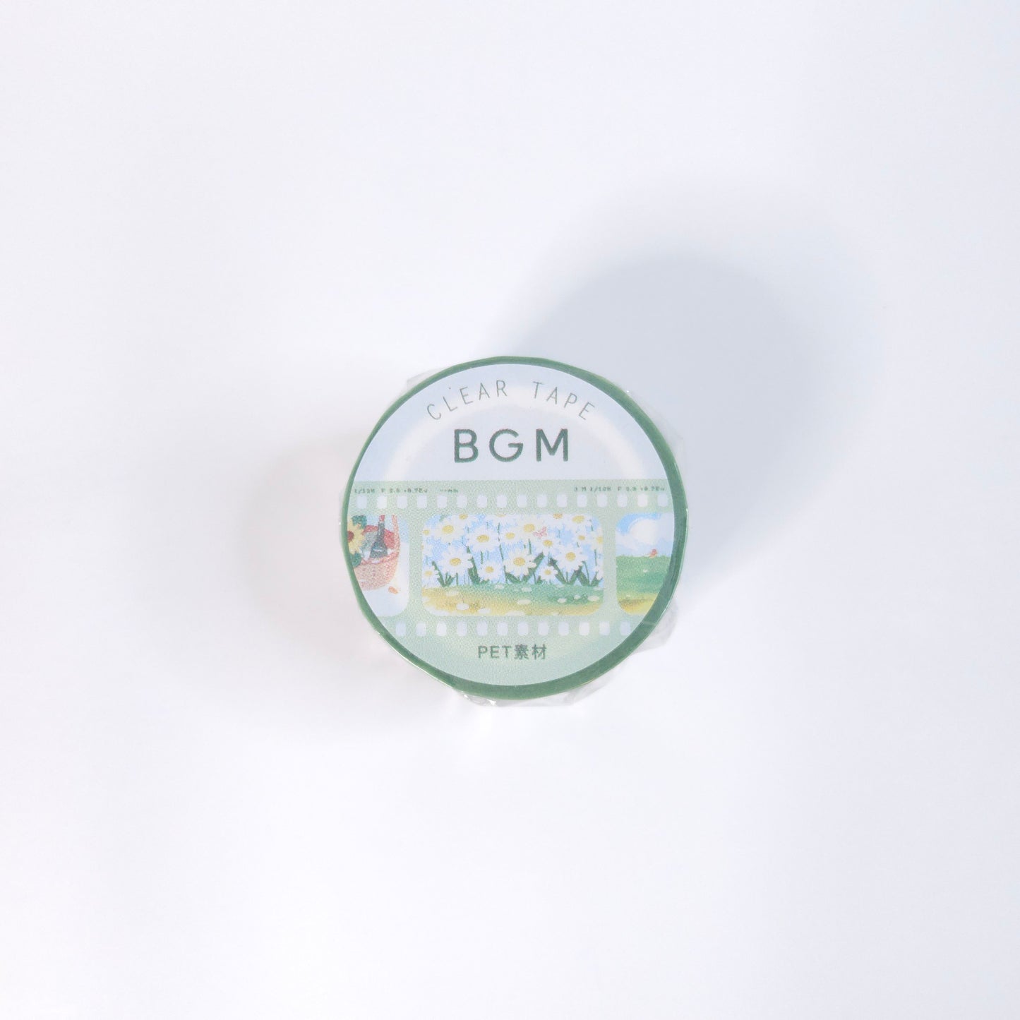BGM Washi Clear Tape Film*Green - 30mm