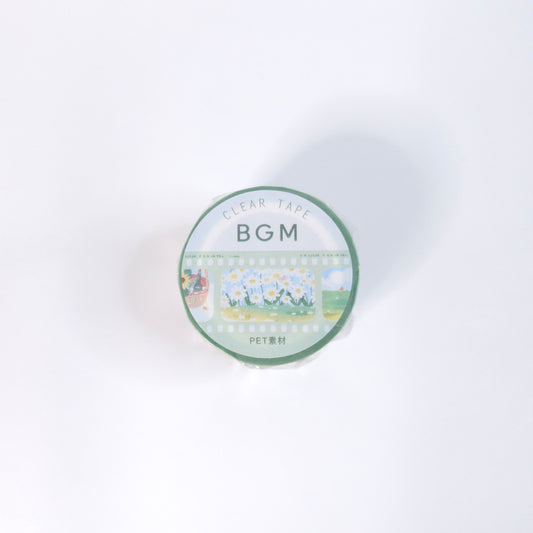 BGM Washi Clear Tape Film*Green - 30mm
