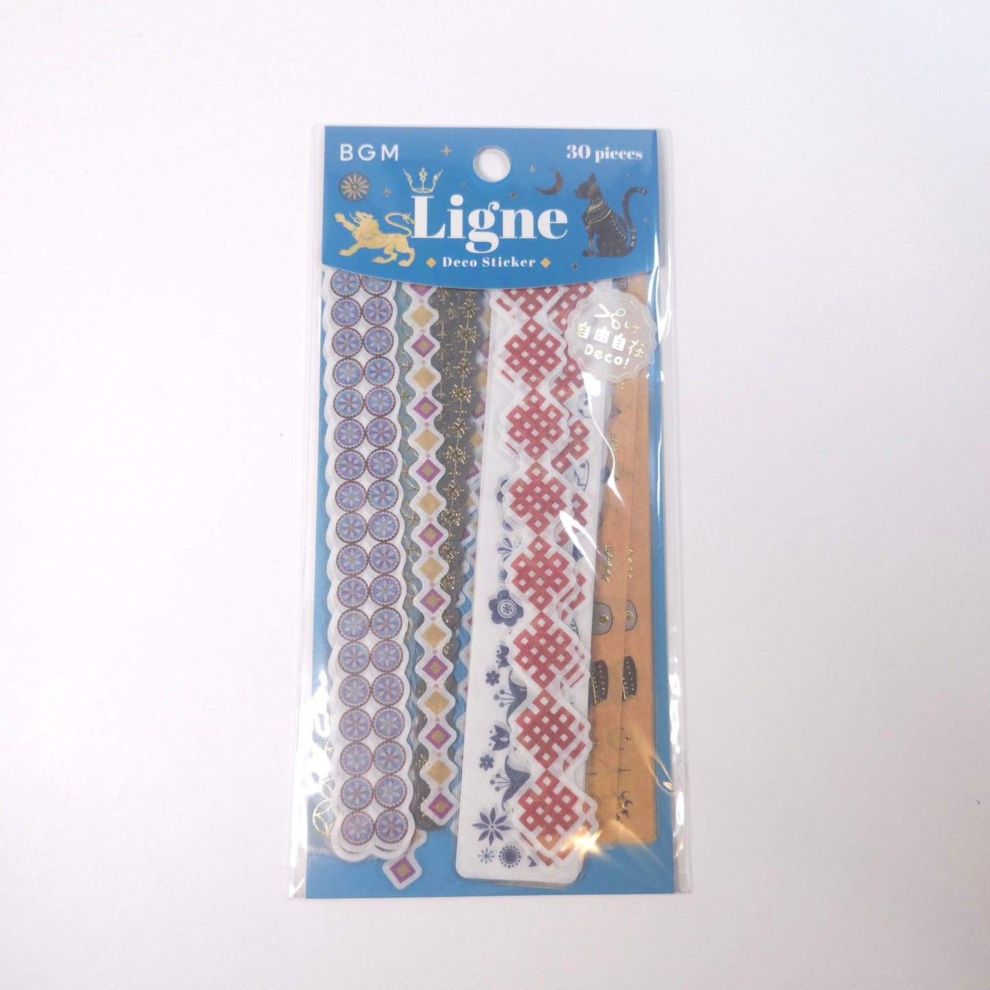 BGM Planner Stickers Flake Seal Linge* World Patterns