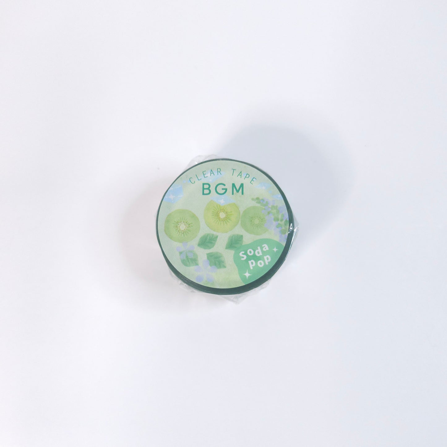 BGM Washi Clear Tape Cider*Kiwifruit