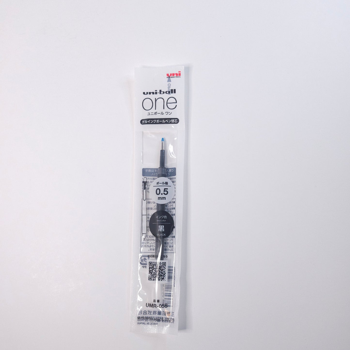 Mitsubishi Pencil Gel Pen ONE P Refill Black 0.5