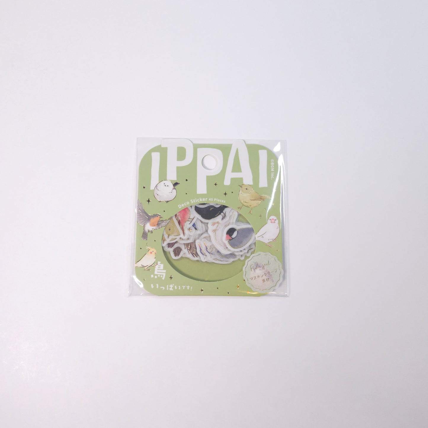 BGM Planner Stickers Flake Seals - full of birds!