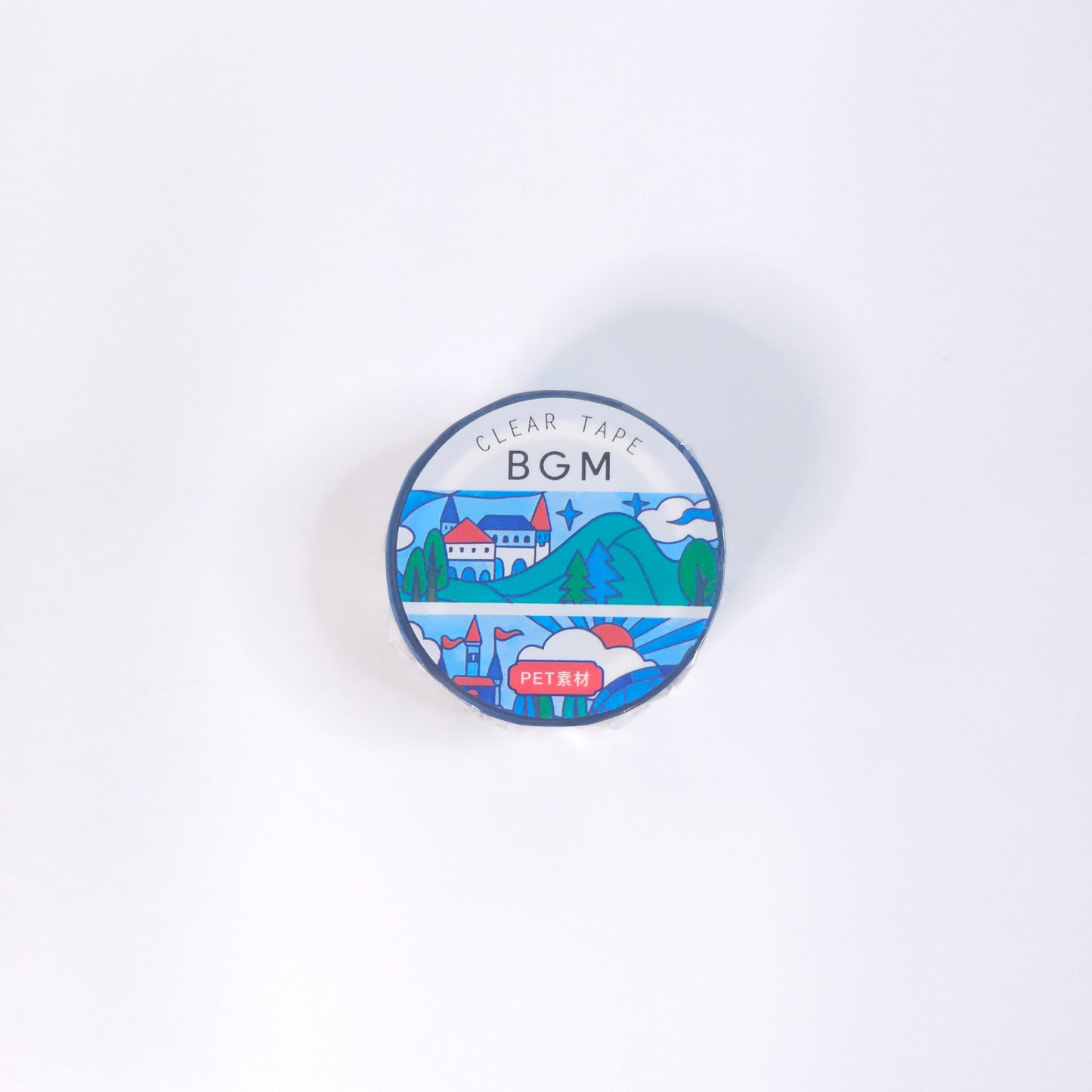 BGM Washi Clear tape stained glass * Castle Forest