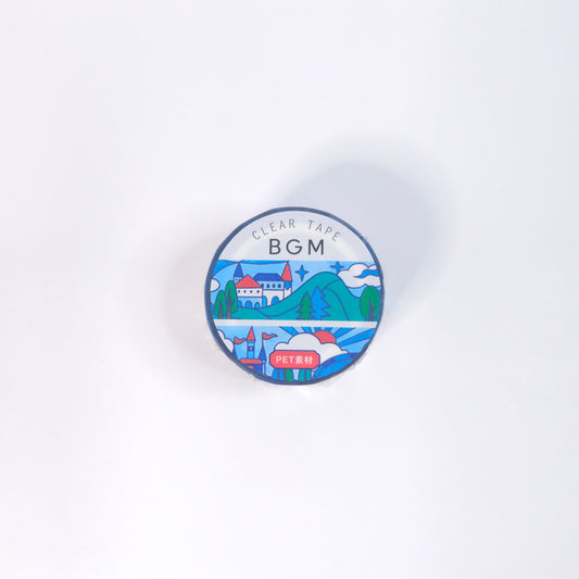 BGM Washi Clear tape stained glass * Castle Forest