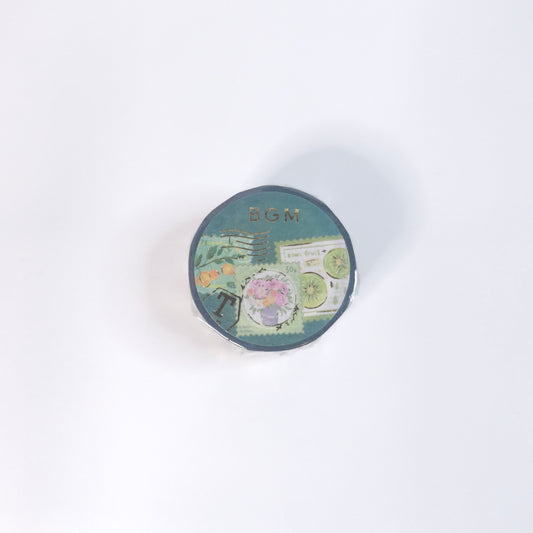 BGM Washi Tape (Plant Green)