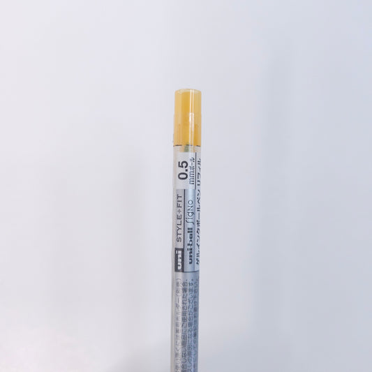 Mitsubishi Pencil Style Fit Jetstream Refill 0.5mm Golden Yellow