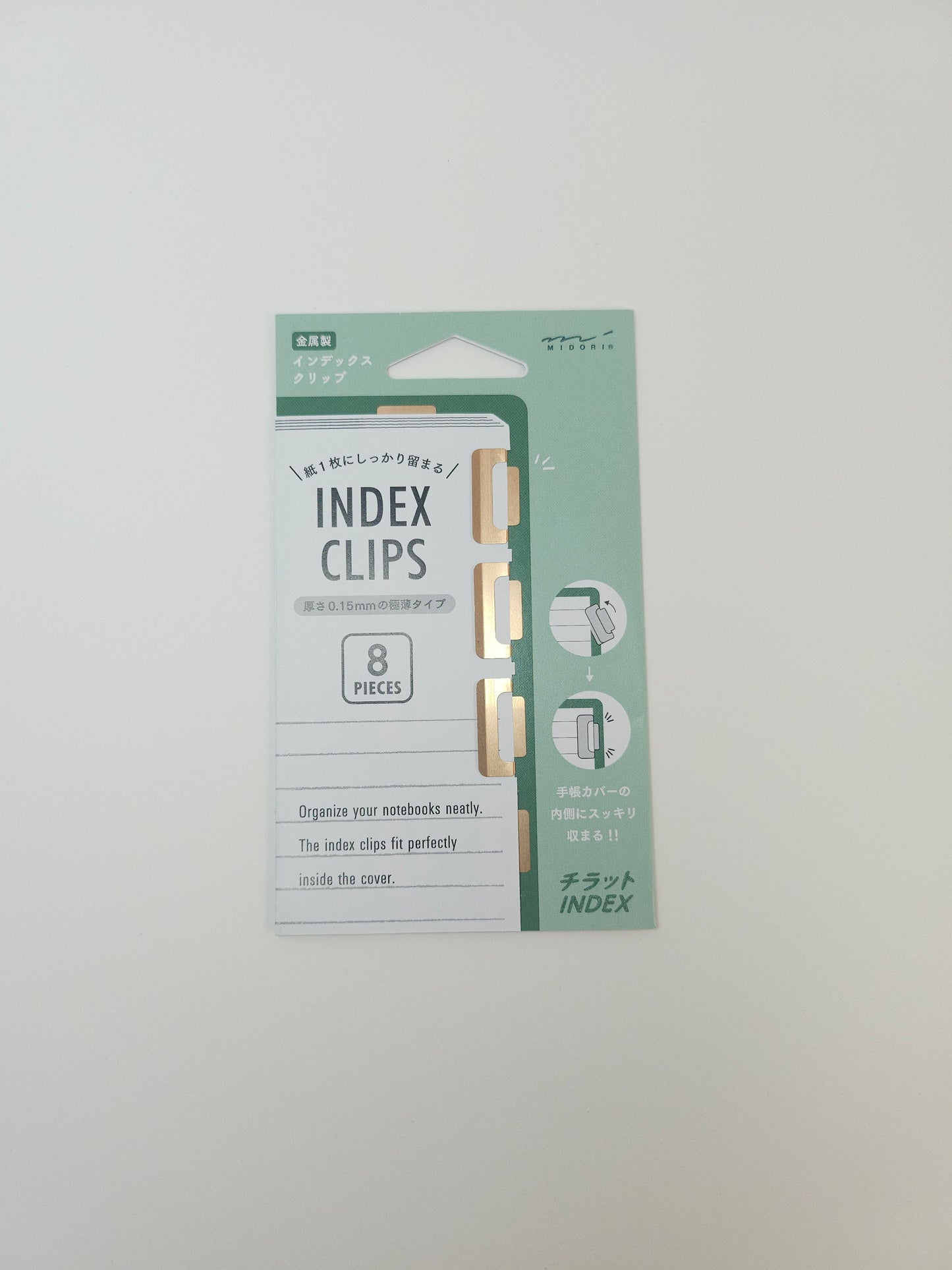 MD Index Clip Chiratto Gold