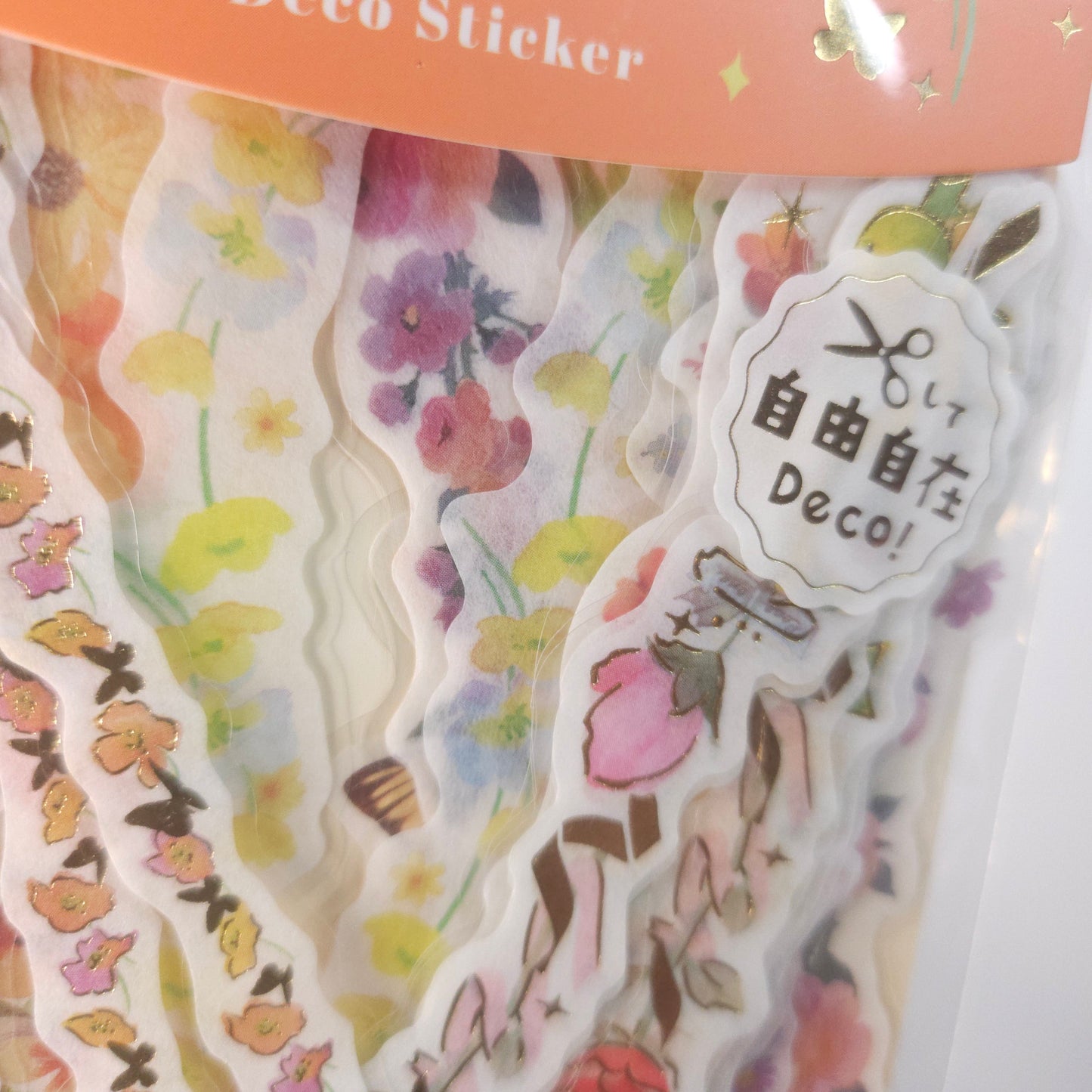 BGM Planner Stickers Flake Seal Ligne* Flower Scent