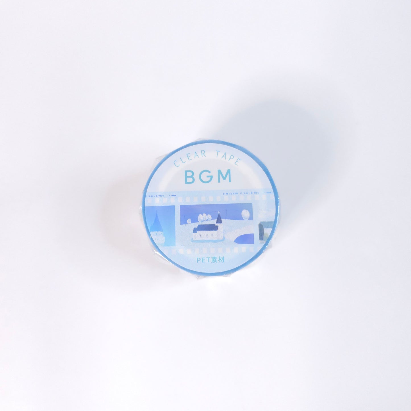 BGM Washi Clear tape film* light blue - 30mm