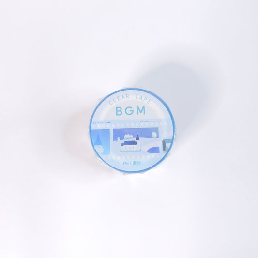 BGM Washi Clear tape film* light blue - 30mm