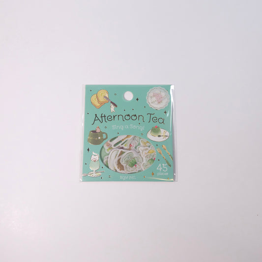 BGM Planner Stickers Animals Foil stamped Flake Seal Afternoon Tea Party *Woot-a-la-la-la