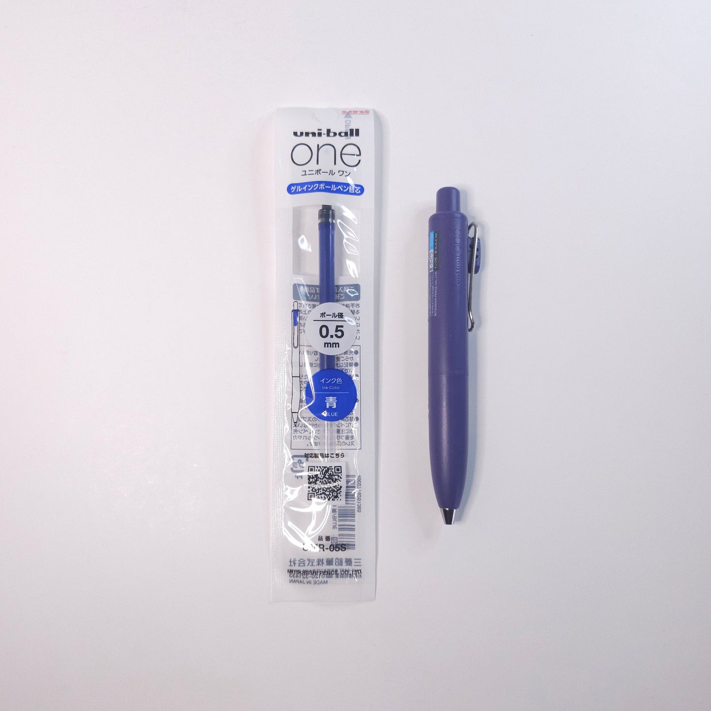 Mitsubishi Pencil Gel Pen ONE P Refill Blue 0.5